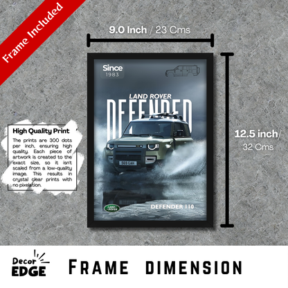 LAND ROVER DEFENDER | C-V3 | CAR POSTER