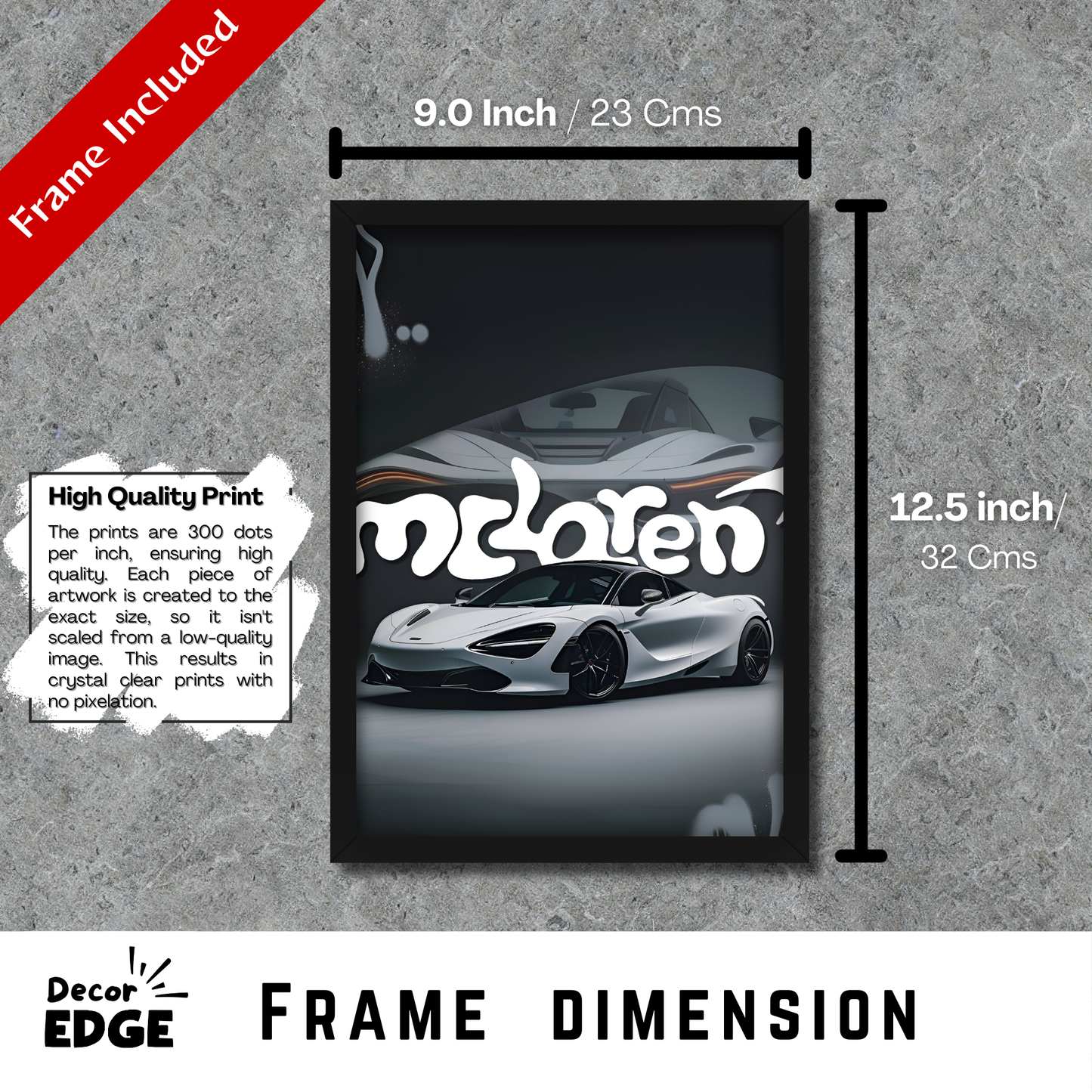 MCLAREN | C-V3 | CAR POSTER