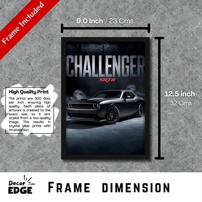 CHALLENGER SRT8 | C-V3 | CAR POSTER