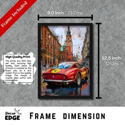 FERRARI 250 GTO | C-V3 | CAR POSTER