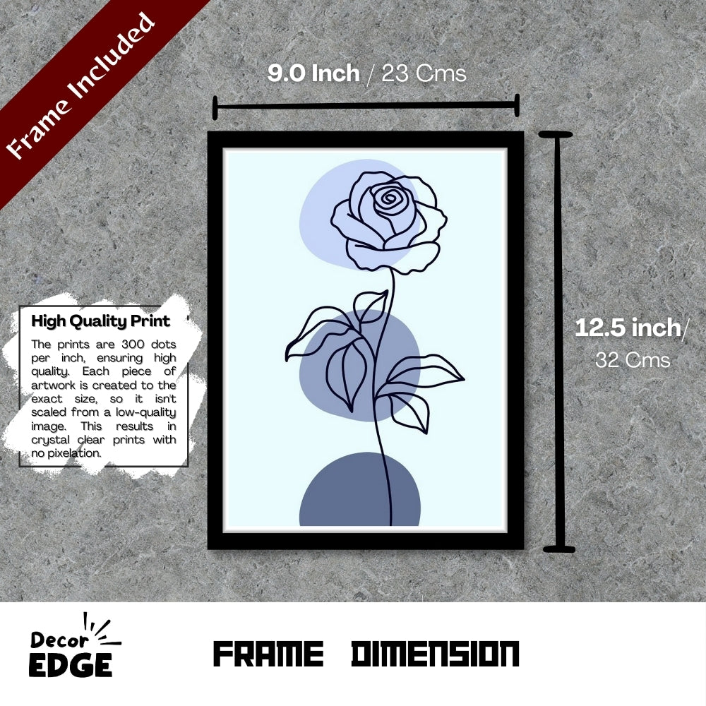 BLUE ROSE - Themed Poster