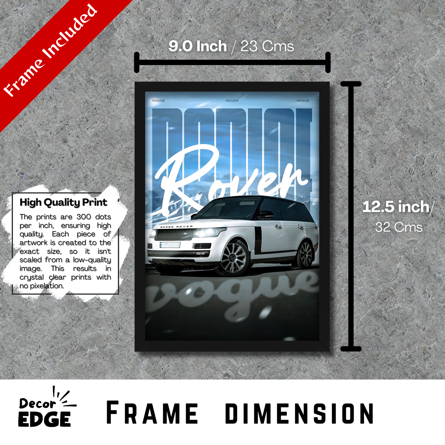 RANGER ROVER VOGUE | C-V3 | CAR POSTER