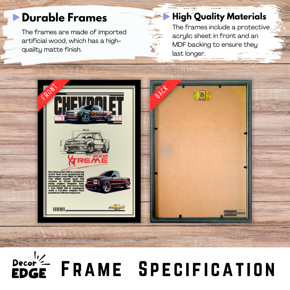 CHEVROLET XTREME 2002 - Premium Framed Poster