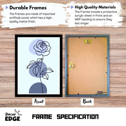 BLUE ROSE - Themed Poster