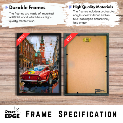 FERRARI 250 GTO | C-V3 | CAR POSTER