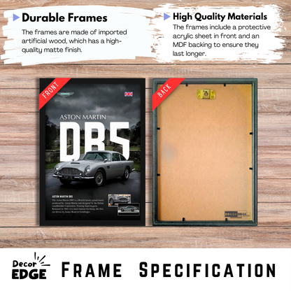 ASTON MARTIN DB5 | C-V3 | CAR POSTER