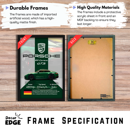 PORSCHE 911 CARRERA GTS | C-V4 | CAR POSTER