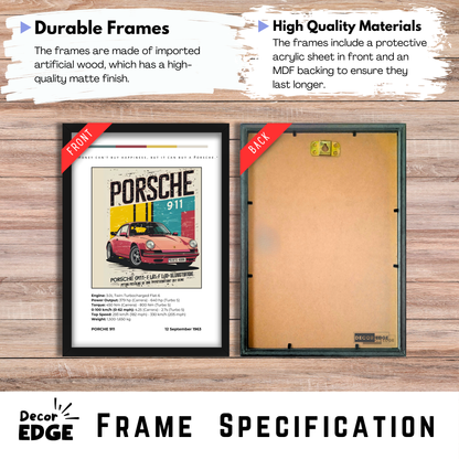 PORSCHE 911 | C-V3 | CAR POSTER