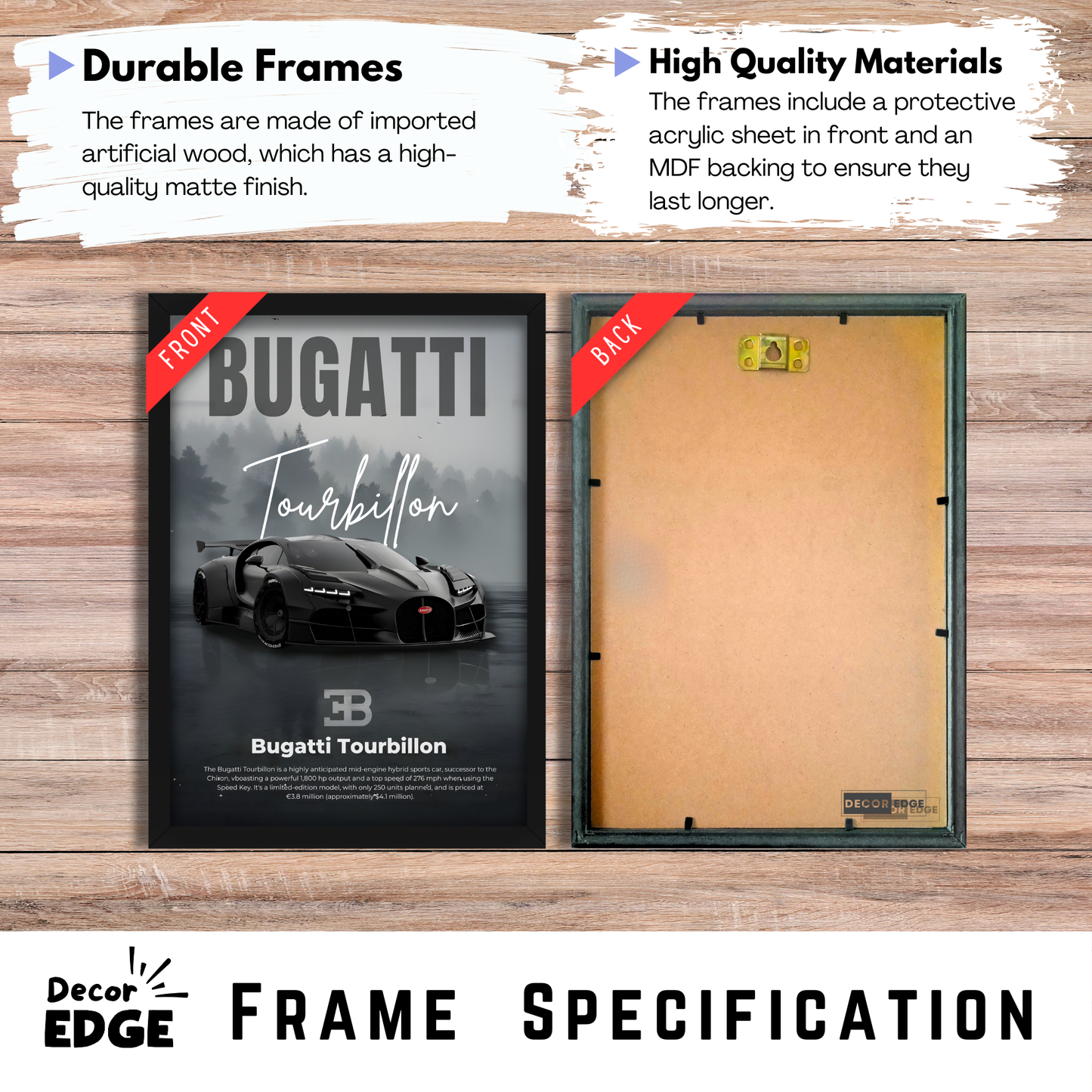 BUGATTI TOURBILLON | C-V3 | CAR POSTER