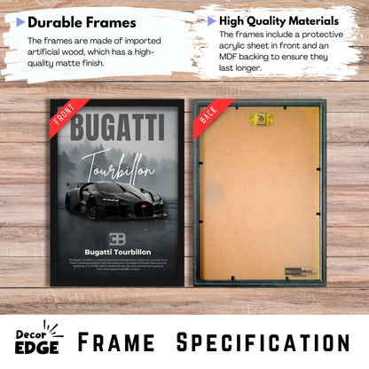 BUGATTI TOURBILLON | C-V3 | CAR POSTER