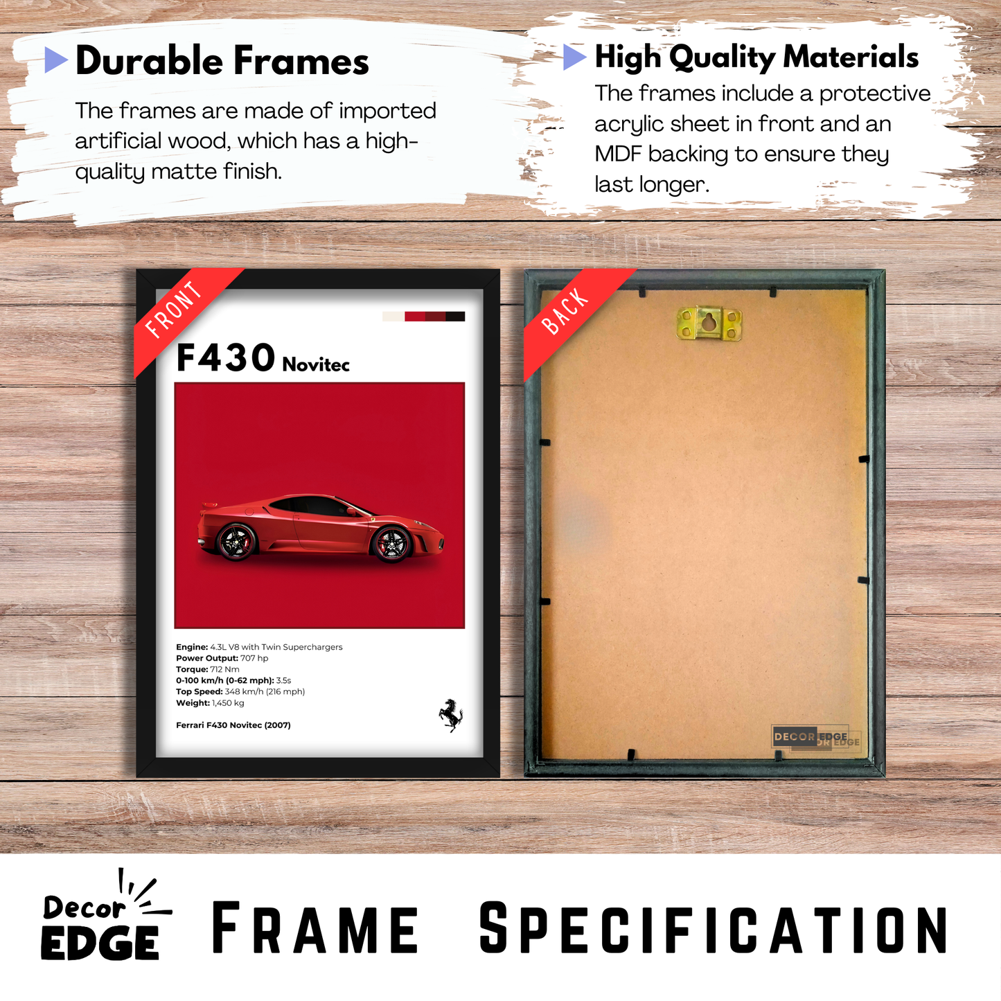 F430 NOVITEC | C-V3 | CAR POSTER