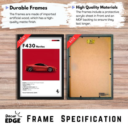 F430 NOVITEC | C-V3 | CAR POSTER