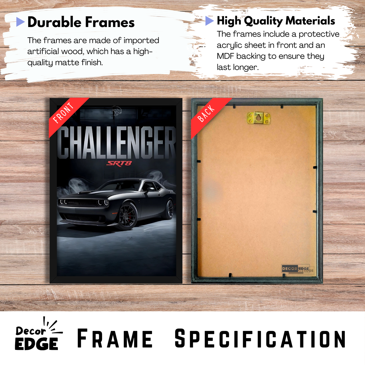 CHALLENGER SRT8 | C-V3 | CAR POSTER