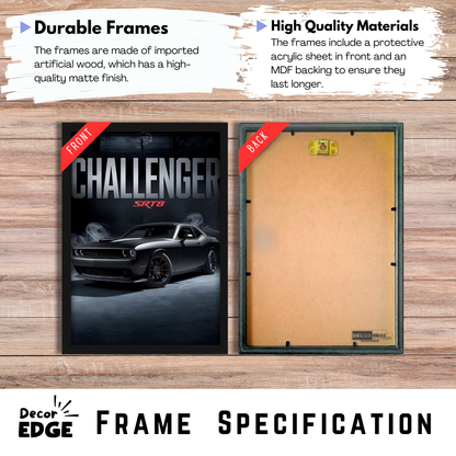 CHALLENGER SRT8 | C-V3 | CAR POSTER