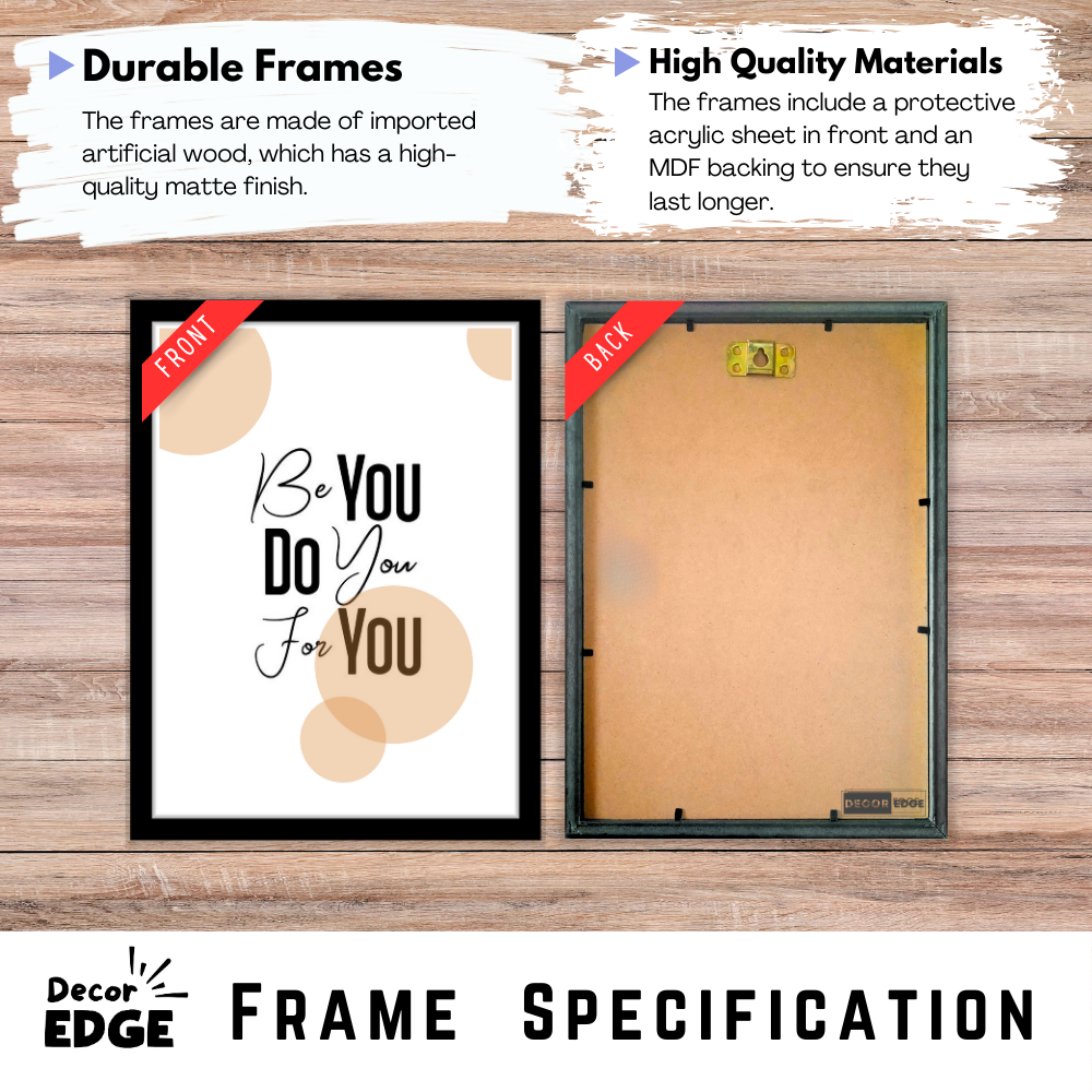 Be you Do you For you-Premium Framed Poster
