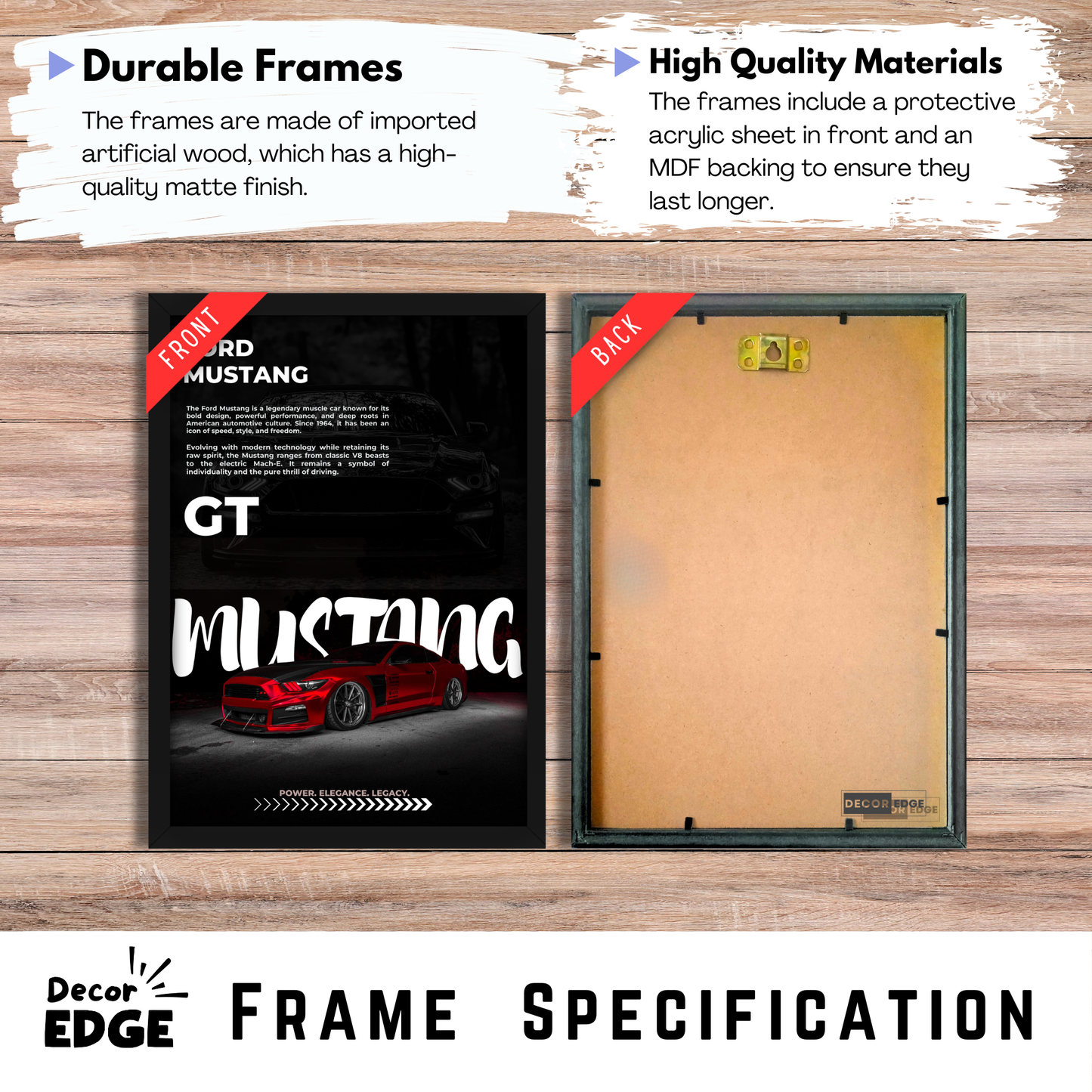 GT MUSTANG | C-V3 | CAR POSTER