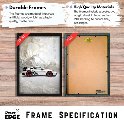 PORSCHE GT3RS | C-V3 | CAR POSTER