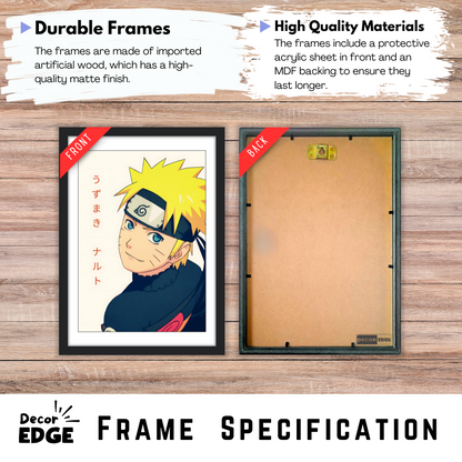 Hero of the Hidden Leaf – Naruto Character Art Poster