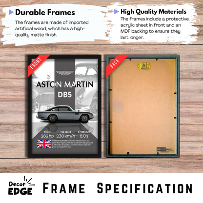 ASTON MARTIN DB5 | C-V4 | CAR POSTER