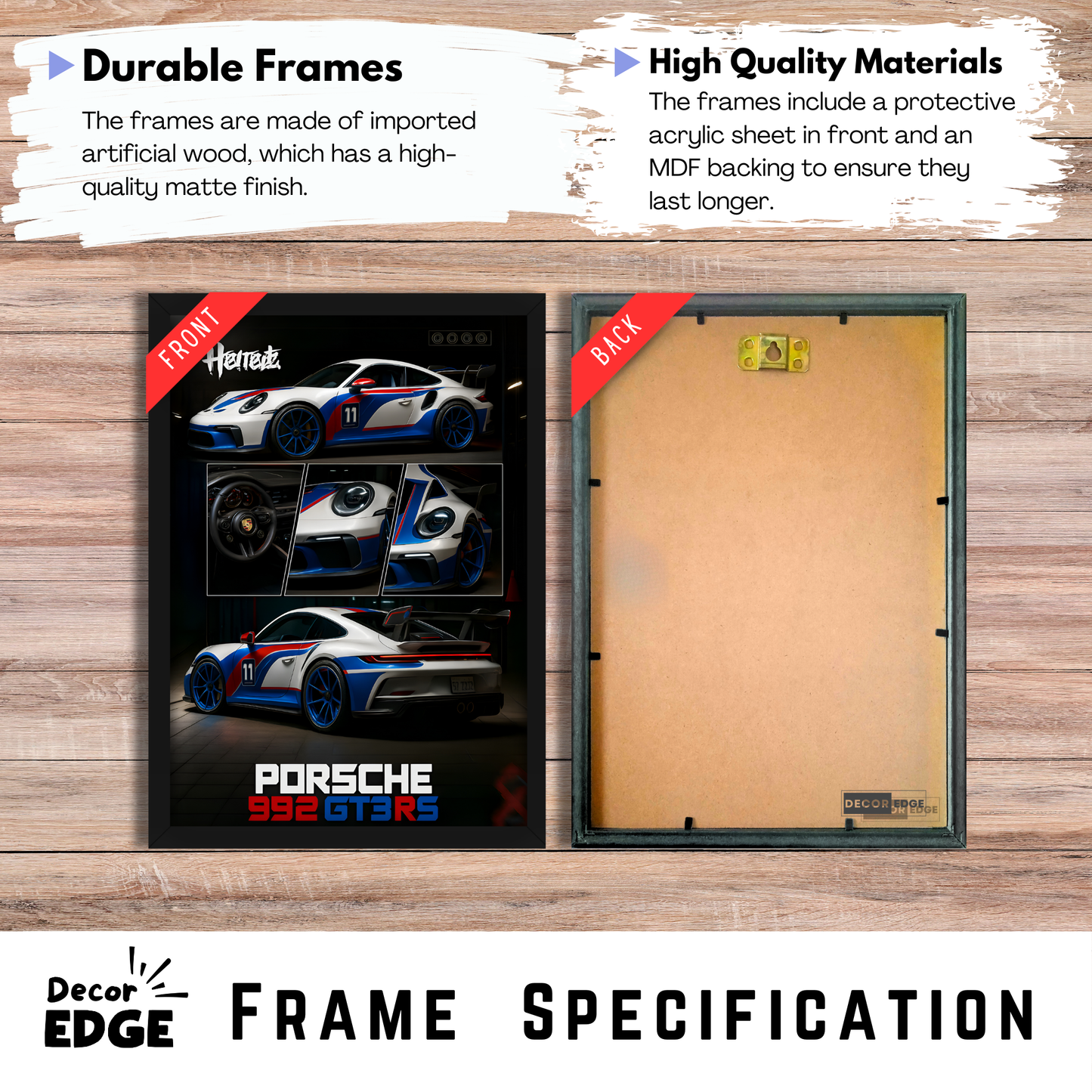 PORSCHE 992 GT3RS | C-V3 | CAR POSTER