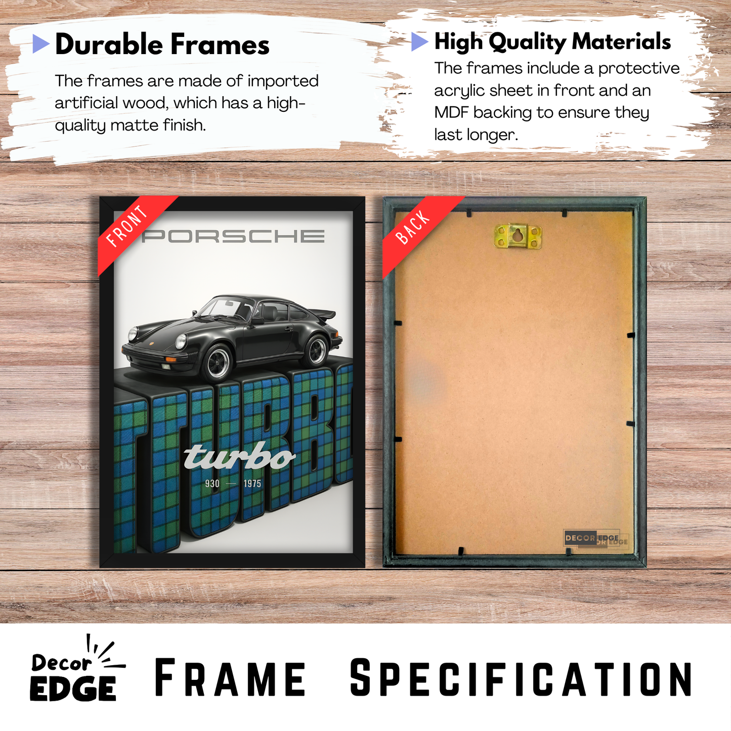 PORSCHE TURBO -1 | C-V3 | CAR POSTER