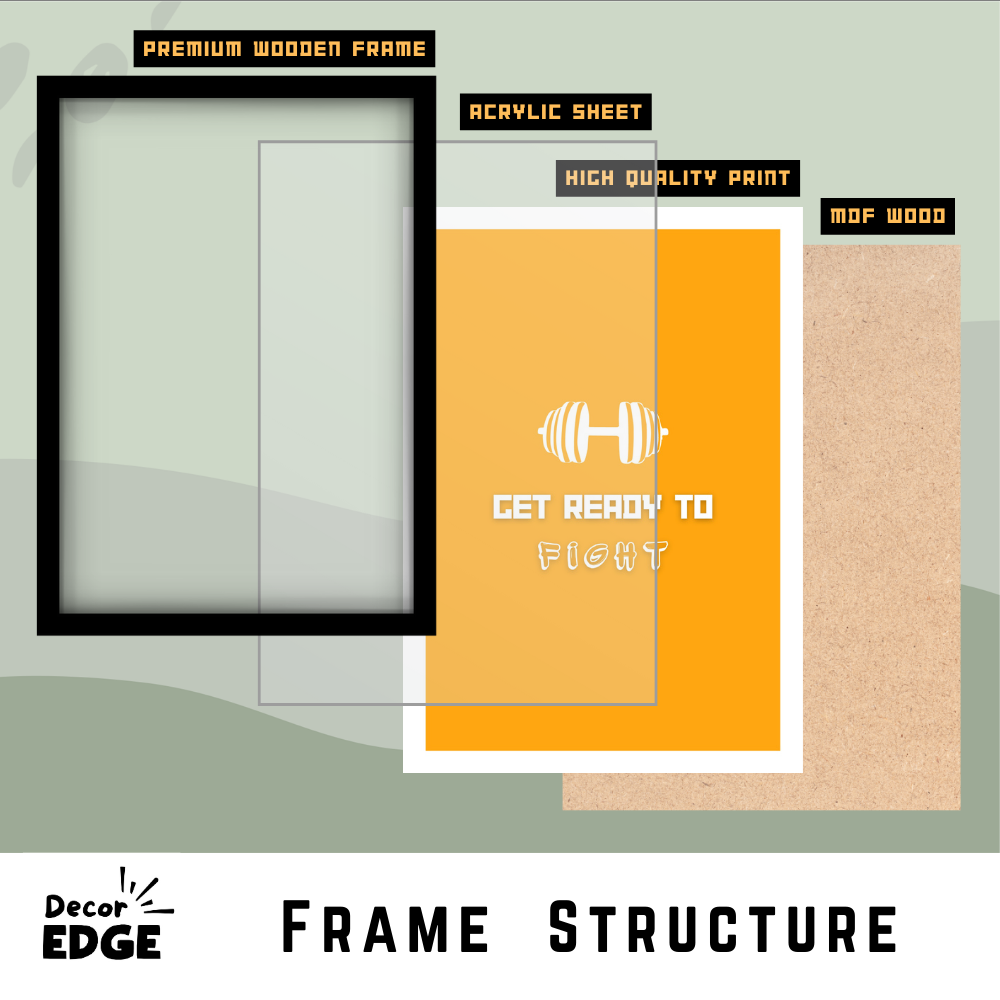 Get ready to fight - Premium Framed Poster