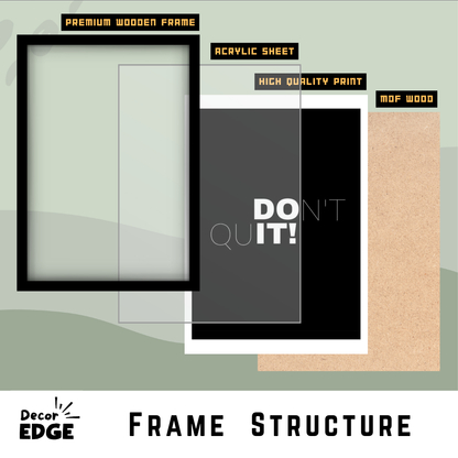 Don’t Quit-Premium Framed Poster