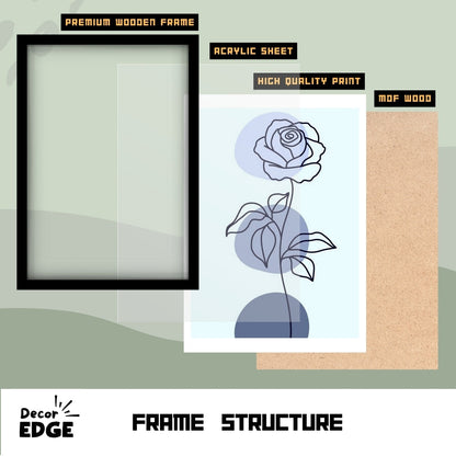 BLUE ROSE - Themed Poster