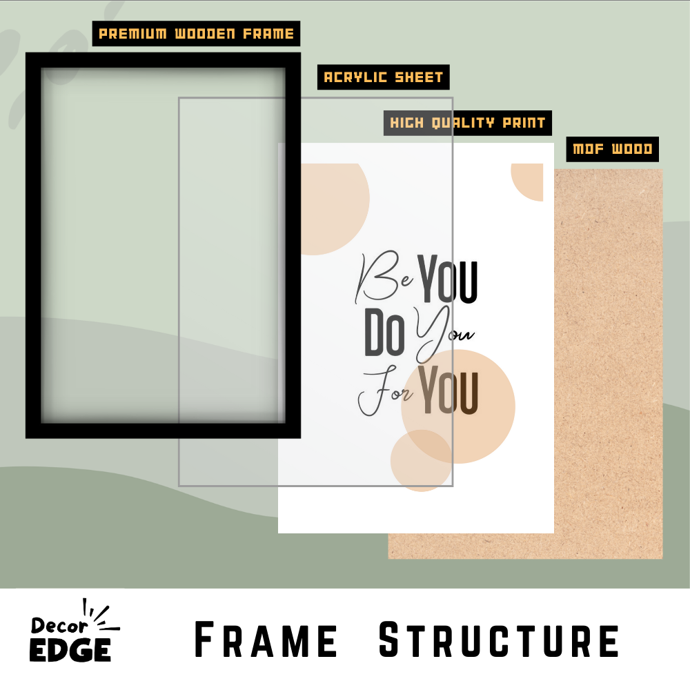 Be you Do you For you-Premium Framed Poster
