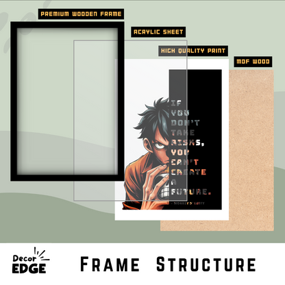 Create the Future – Luffy’s Risk Philosophy Poster