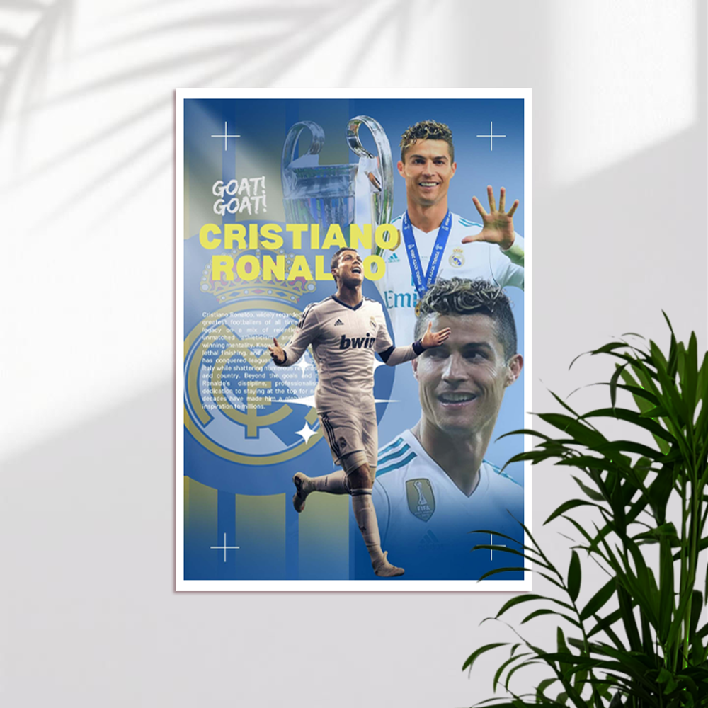 Cristiano-Ronaldo | CR7-RM-2 |  Football-Poster