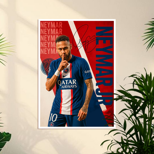 Neymar JR | NJR-PSG1 | Football Poster