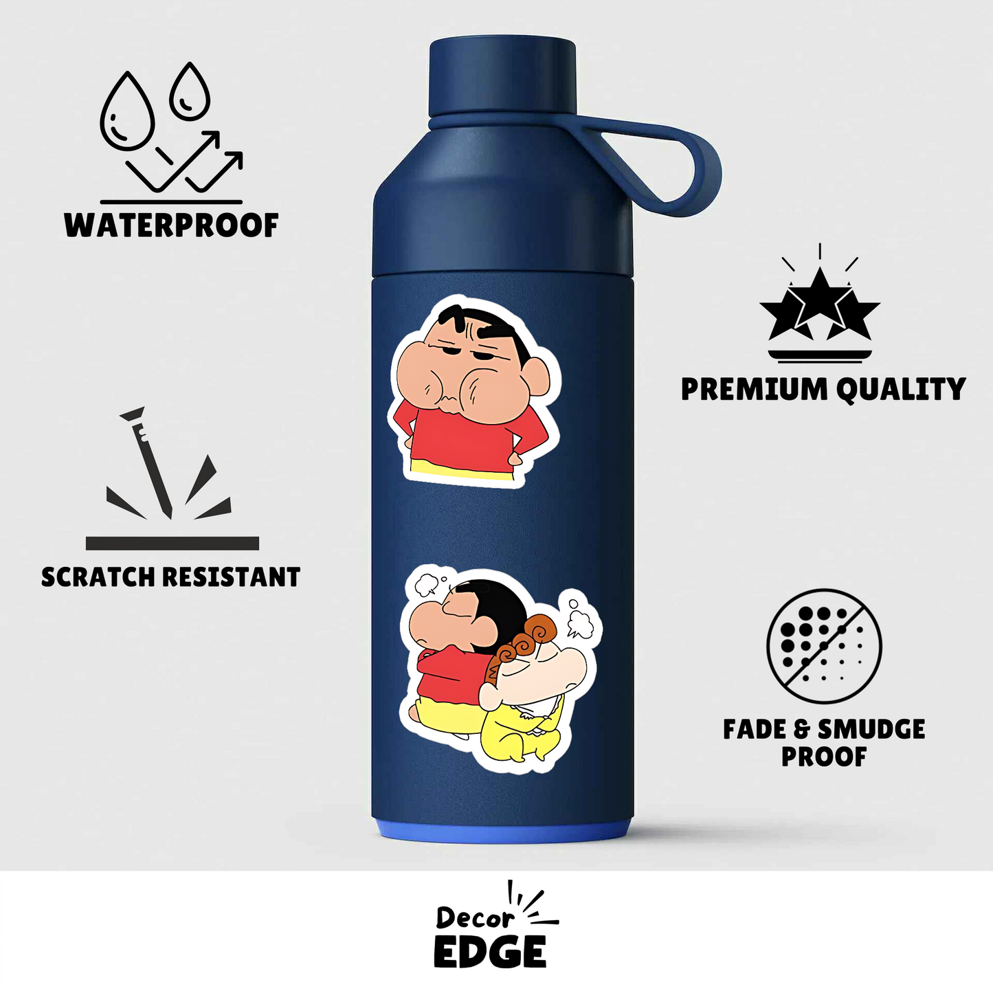 [Pack of 30] Shinchan Premium Sticker Set